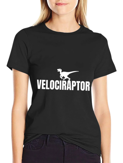 Velociraptor Dinosaur Graphic T-Shirt