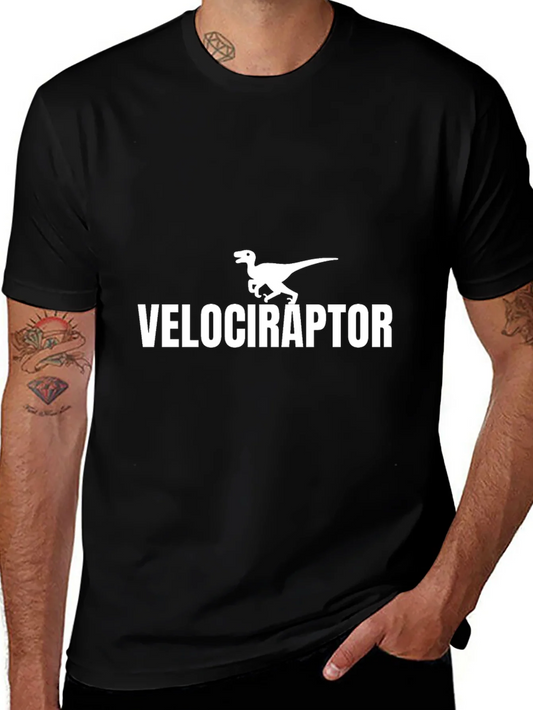 Velociraptor Dinosaur Graphic T-Shirt