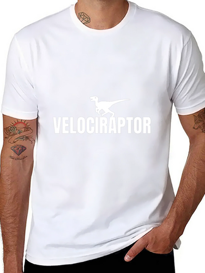 Velociraptor Dinosaur Graphic T-Shirt