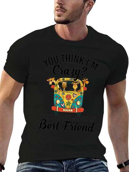 Crazy Giraffe Best Friend T-Shirt