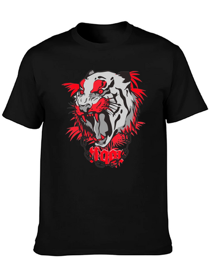 Tiger Graphic Print T-Shirt - Bold & Stylish