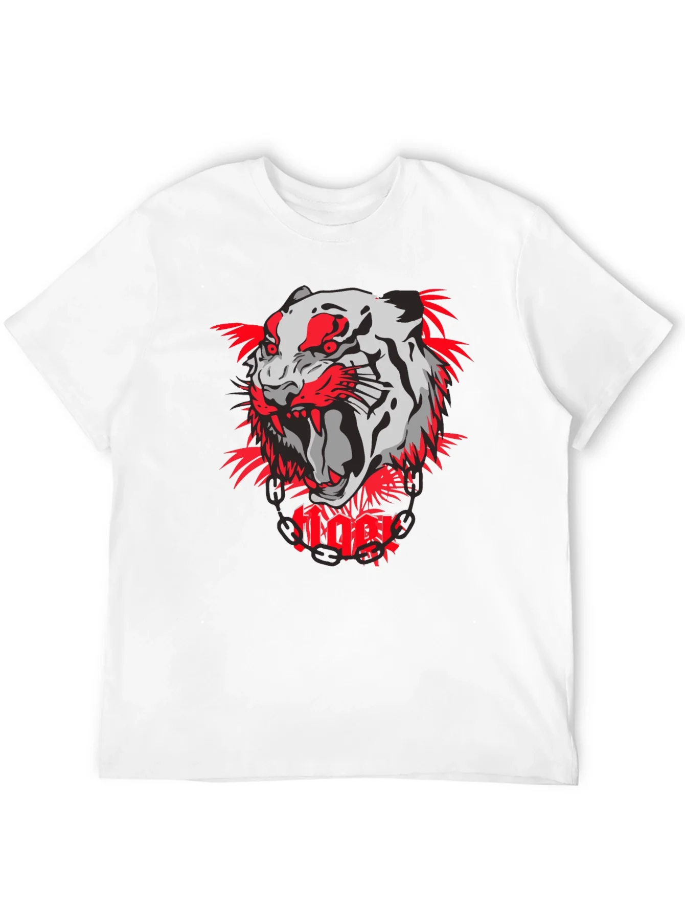Tiger Graphic Print T-Shirt - Bold & Stylish