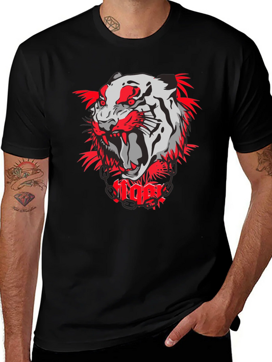 Tiger Graphic Print T-Shirt - Bold & Stylish