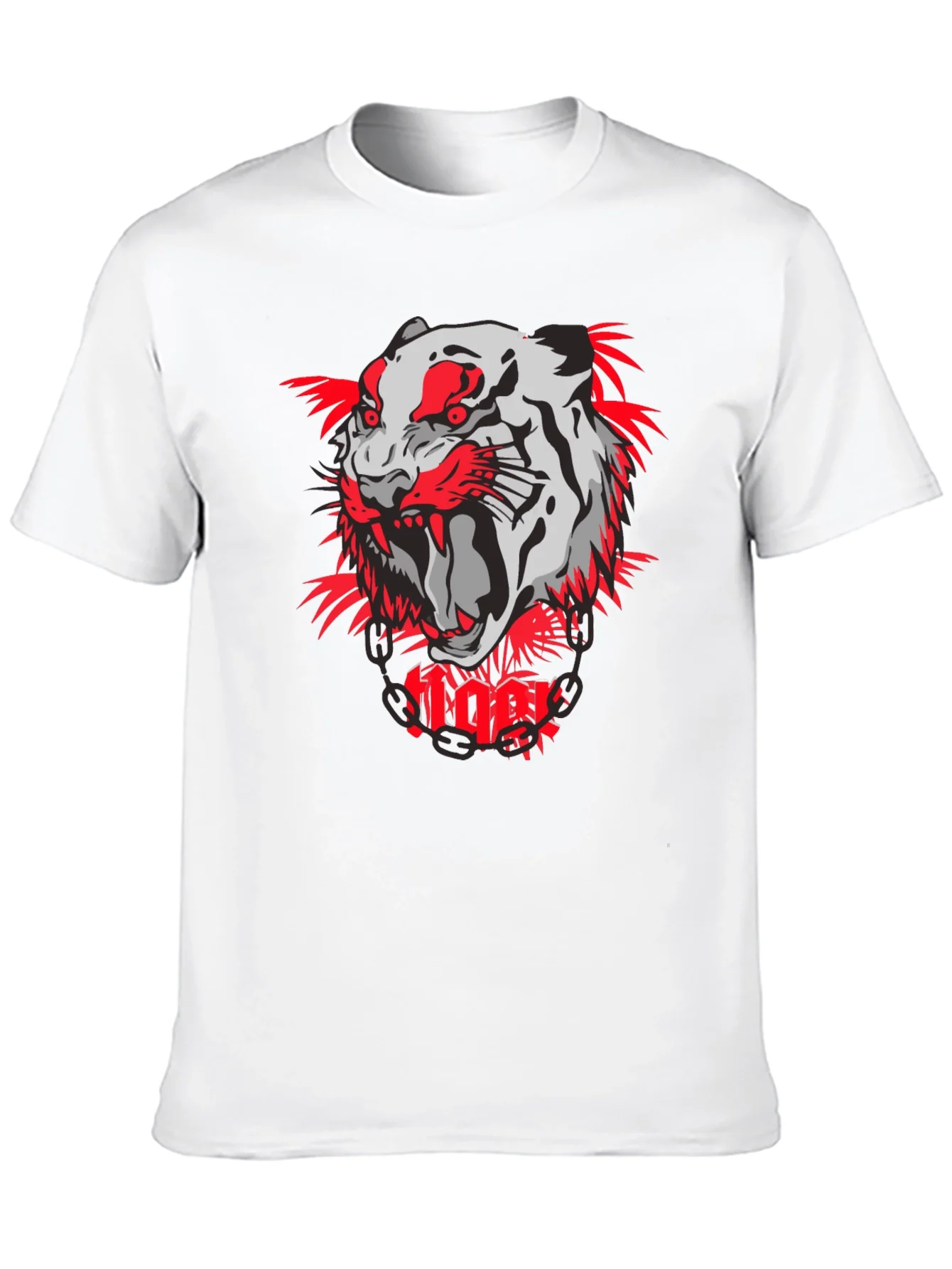 Tiger Graphic Print T-Shirt - Bold & Stylish