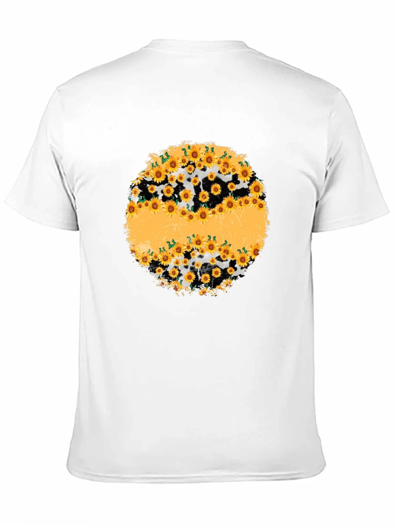 Sunflower Cow Print Graphic Tee