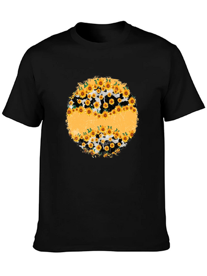 Sunflower Cow Print Graphic Tee