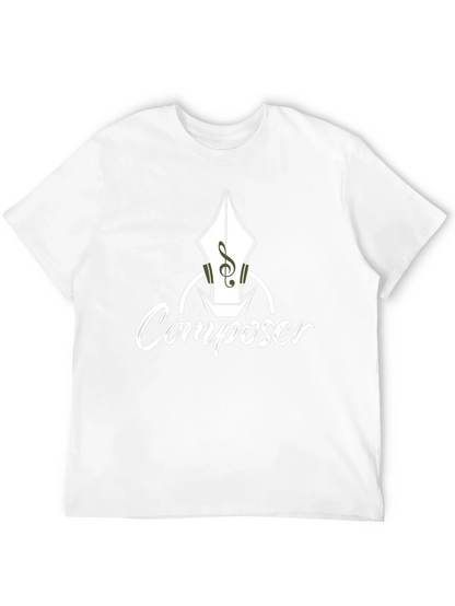 Composer T-Shirt - Music Pen Design