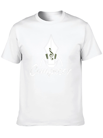 Composer T-Shirt - Music Pen Design