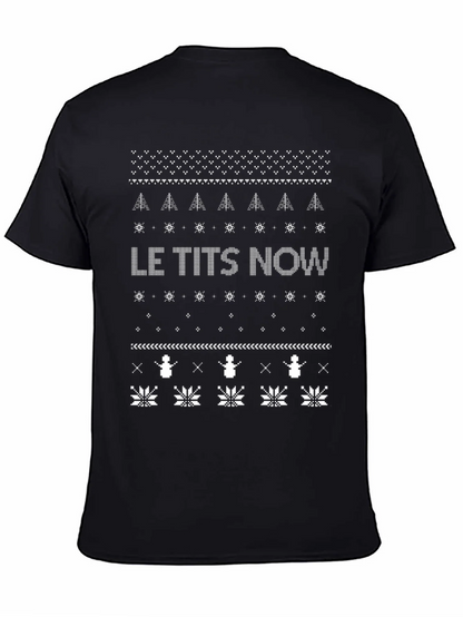 Le Tits Now Christmas Sweater T-Shirt