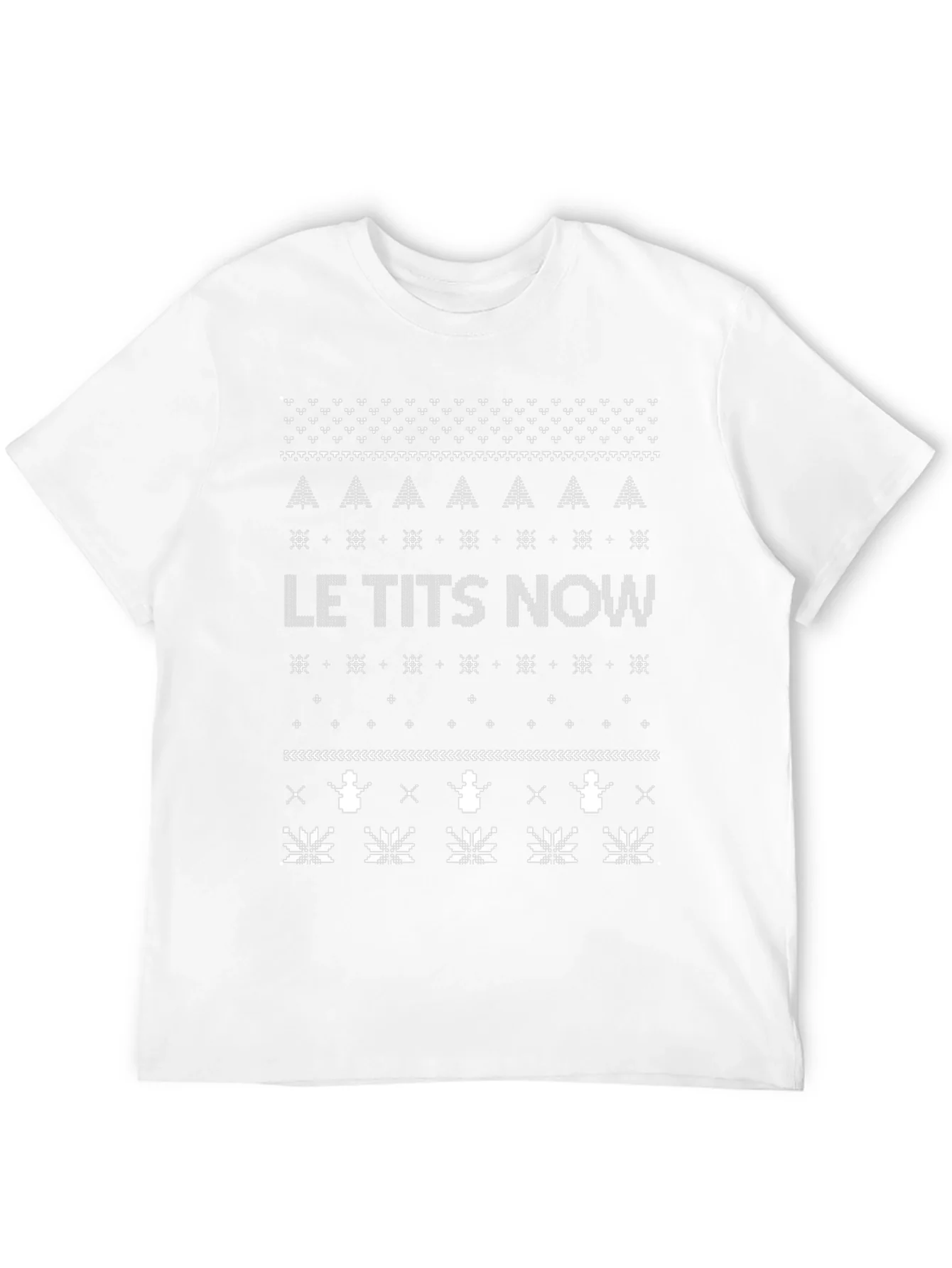 Le Tits Now Christmas Sweater T-Shirt