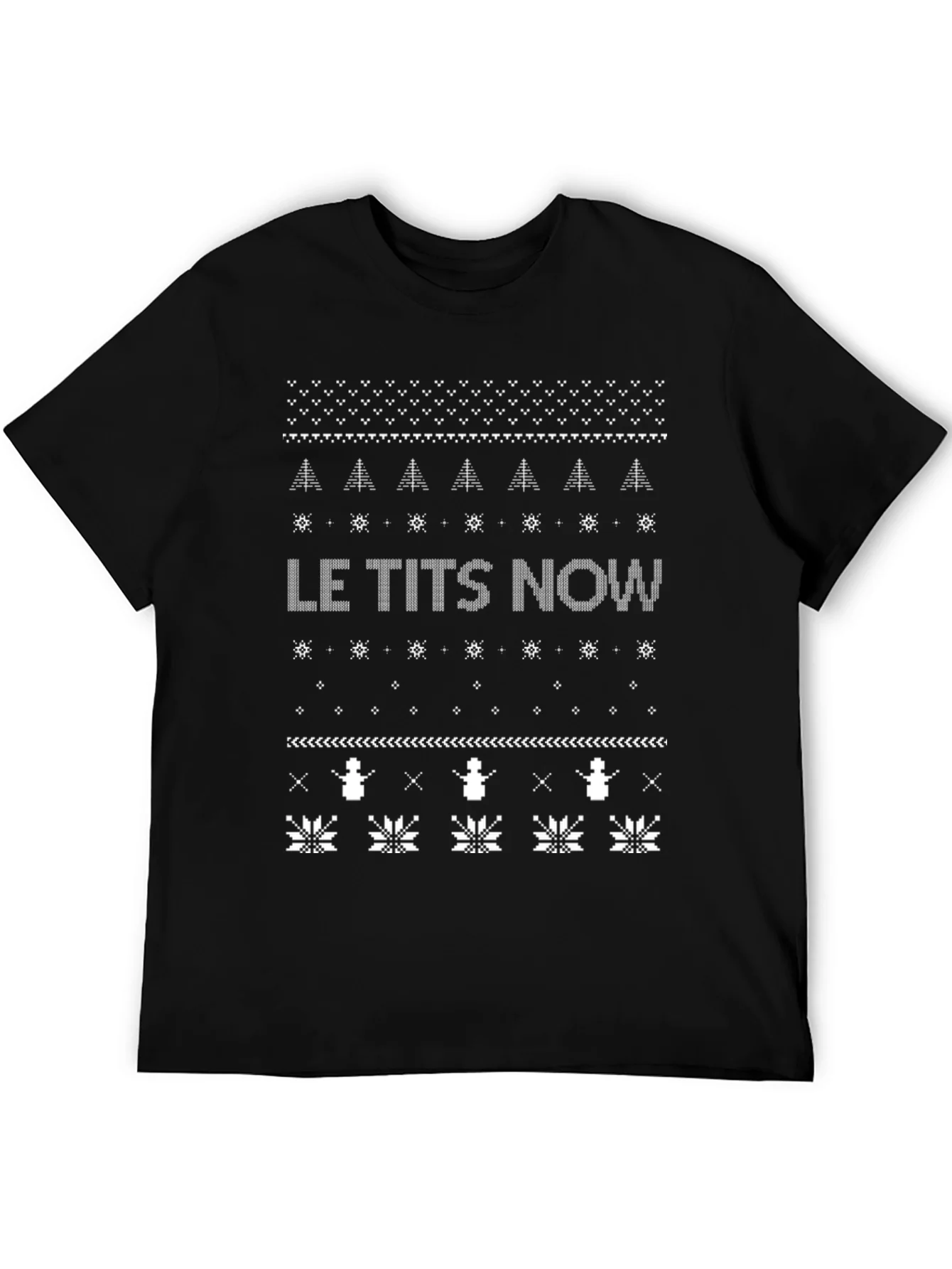Le Tits Now Christmas Sweater T-Shirt