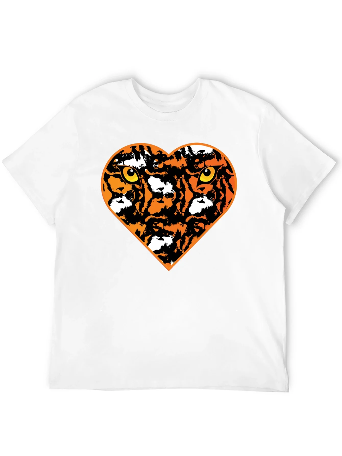 Tiger Heart Graphic T-Shirt - Black