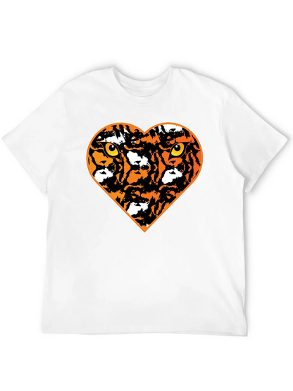 Tiger Heart Graphic T-Shirt - Black