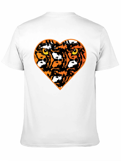 Tiger Heart Graphic T-Shirt - Black