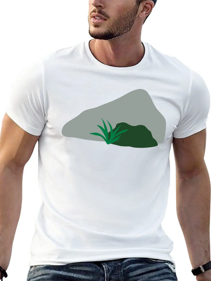Nature Rock Graphic Tee - Cool Casual Style