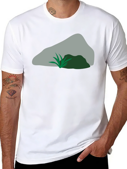Nature Rock Graphic Tee - Cool Casual Style