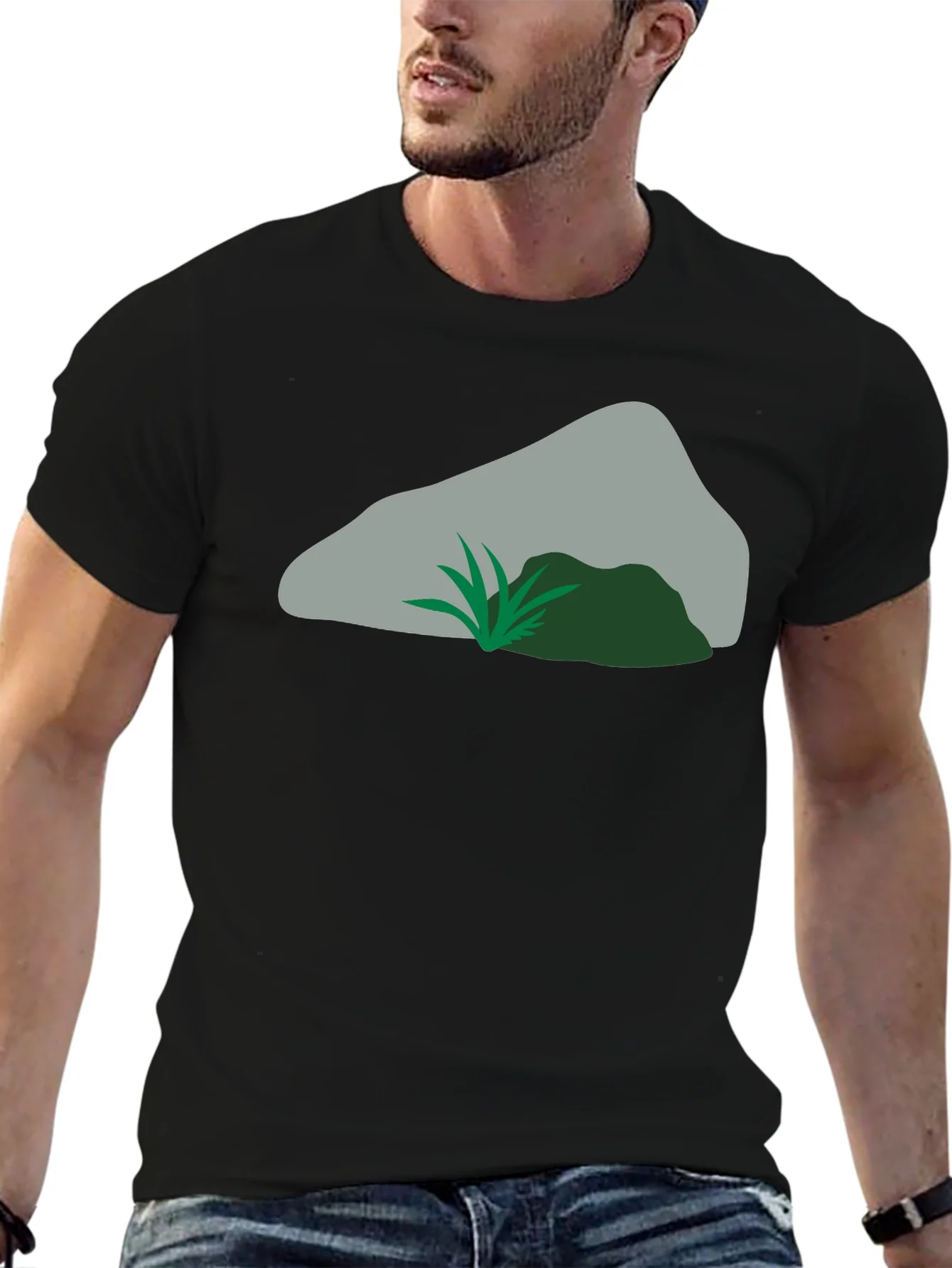 Nature Rock Graphic Tee - Cool Casual Style