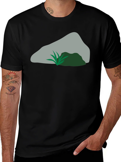 Nature Rock Graphic Tee - Cool Casual Style
