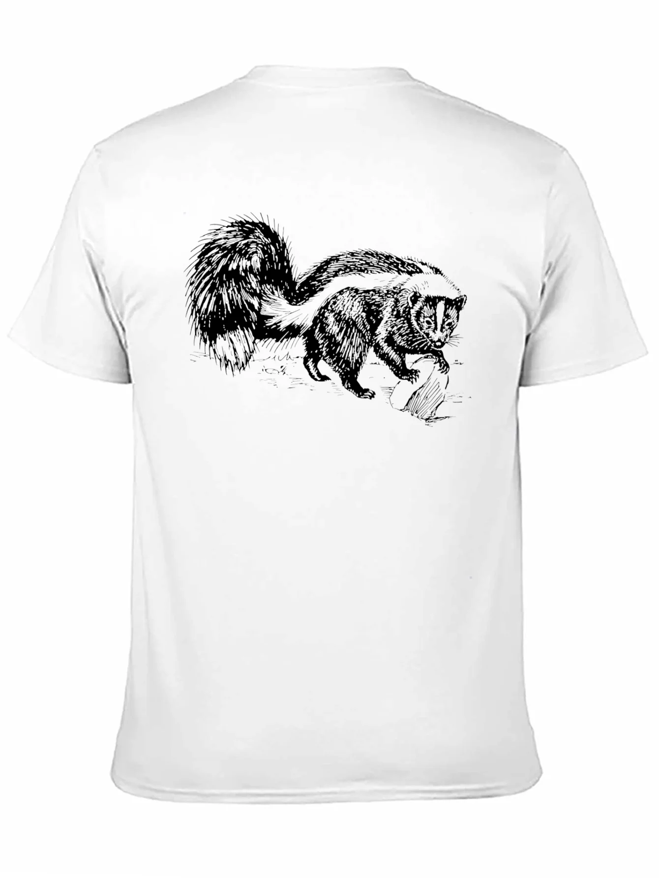 Skunk Graphic Tee - Casual Cotton T-Shirt