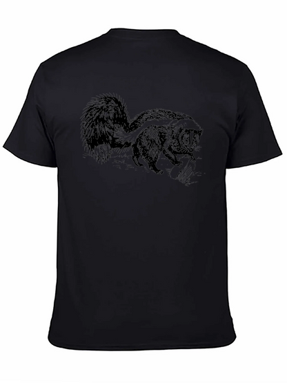 Skunk Graphic Tee - Casual Cotton T-Shirt