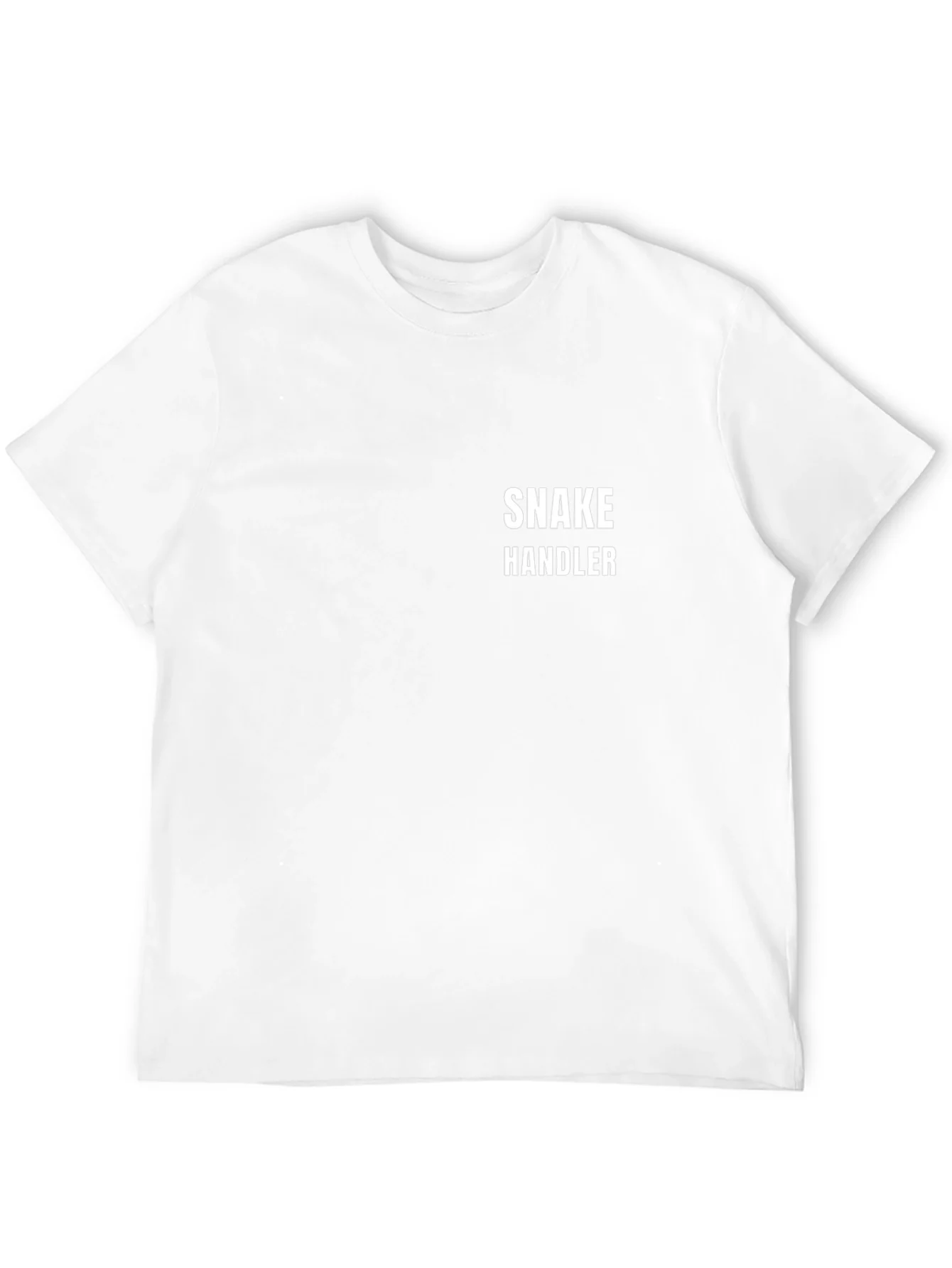 Snake Handler Graphic Tee - Black Cotton T-Shirt