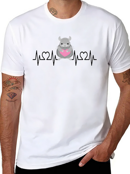 Chinchilla Heartbeat Graphic Tee