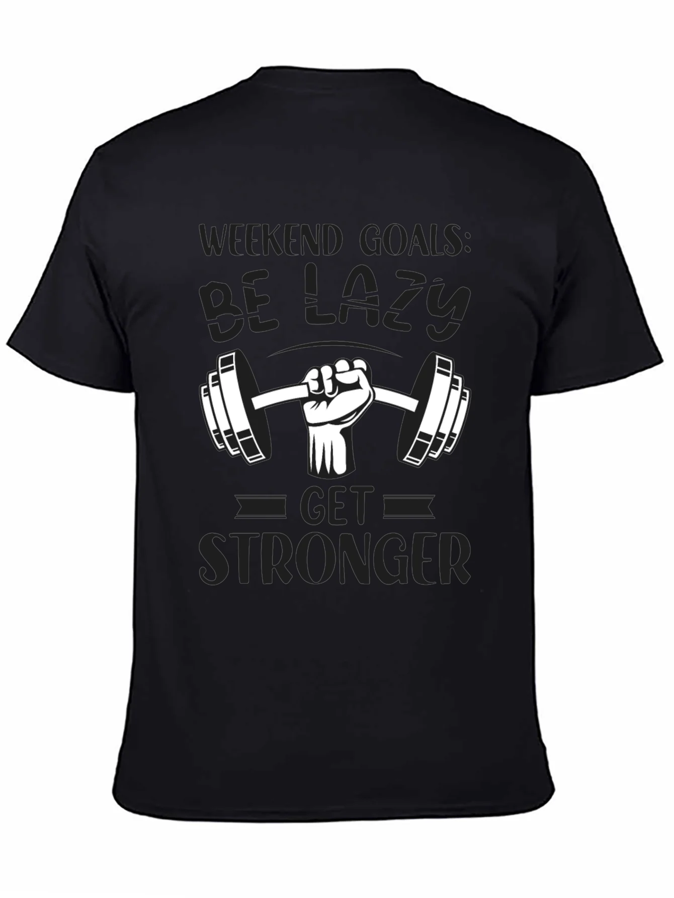 Weekend Goals Lazy Gym T-Shirt