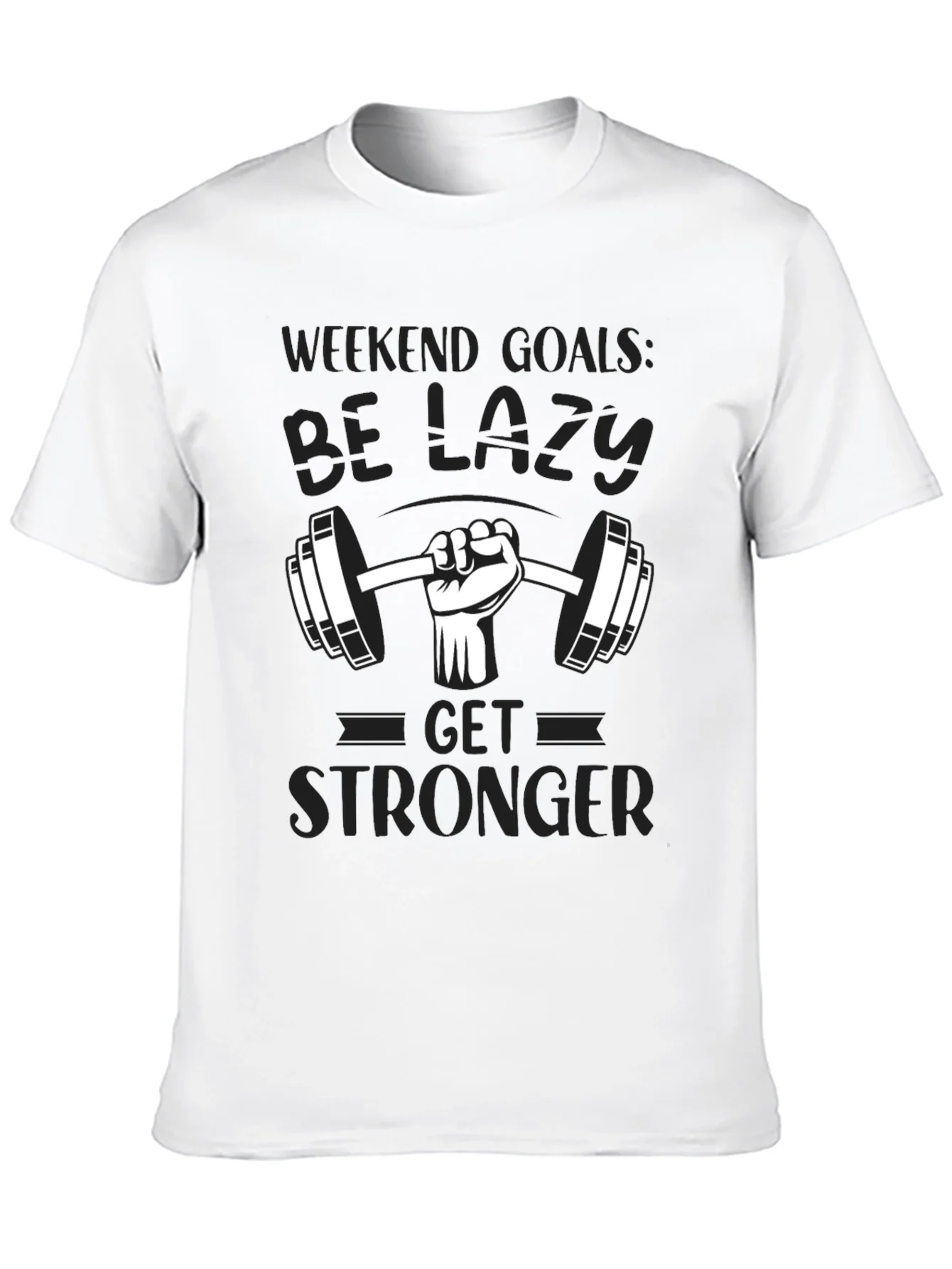 Weekend Goals Lazy Gym T-Shirt