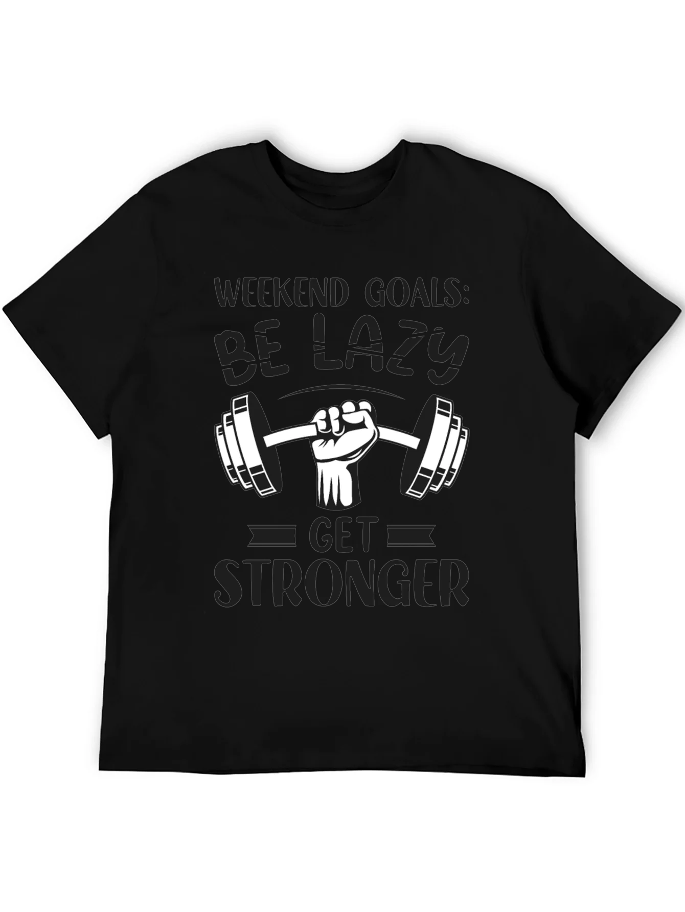 Weekend Goals Lazy Gym T-Shirt