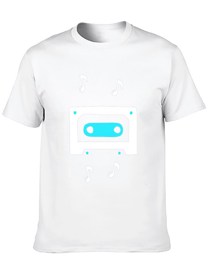 Retro Cassette Tape Music Graphic T-Shirt