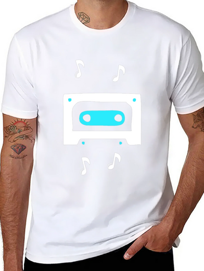 Retro Cassette Tape Music Graphic T-Shirt