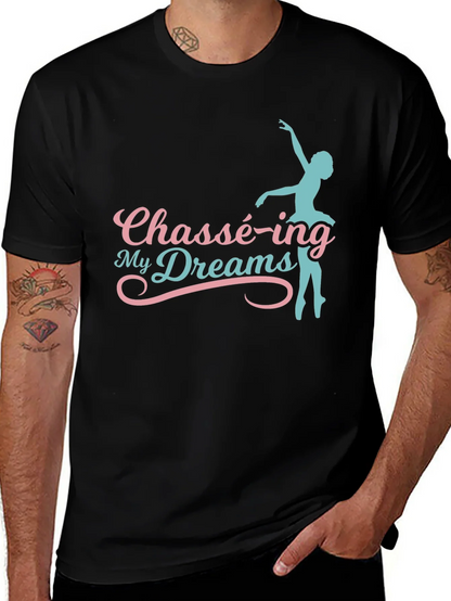 Chassé-ing My Dreams Black Graphic T-Shirt