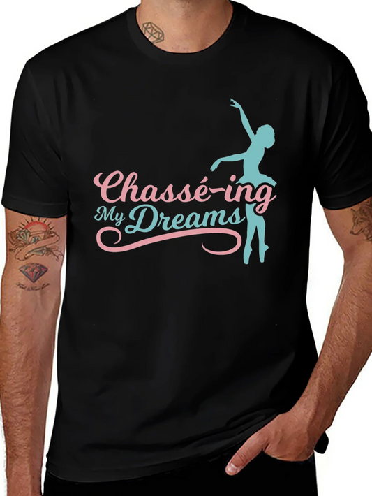 Chassé-ing My Dreams Black Graphic T-Shirt