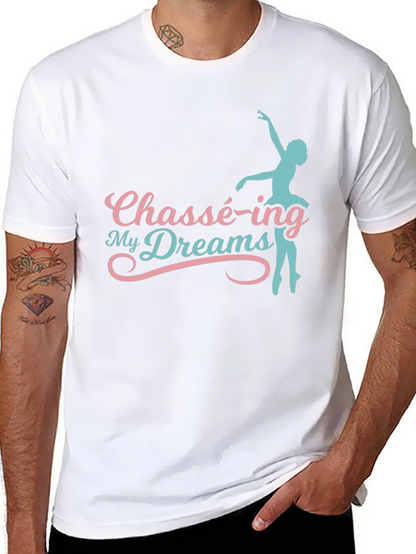 Chassé-ing My Dreams Black Graphic T-Shirt