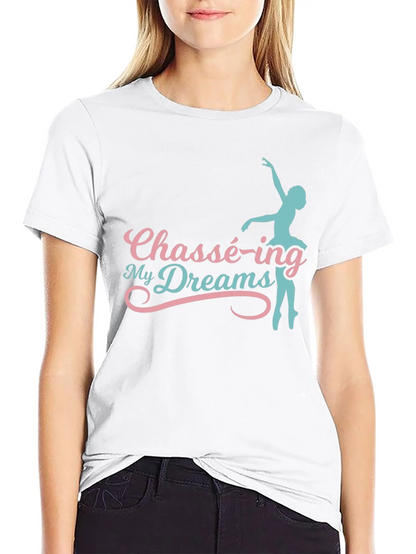 Chassé-ing My Dreams Black Graphic T-Shirt