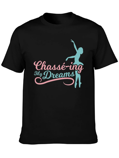 Chassé-ing My Dreams Black Graphic T-Shirt