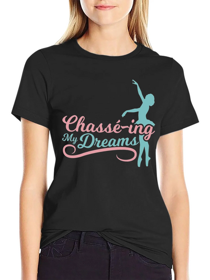 Chassé-ing My Dreams Black Graphic T-Shirt