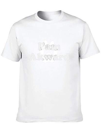 Im Awkward Paw Print Graphic T-Shirt