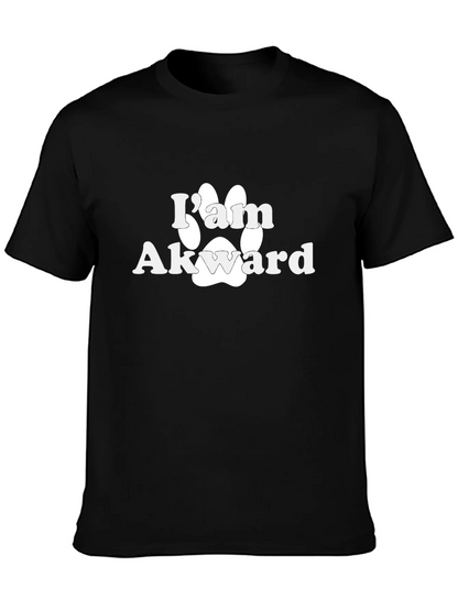 Im Awkward Paw Print Graphic T-Shirt