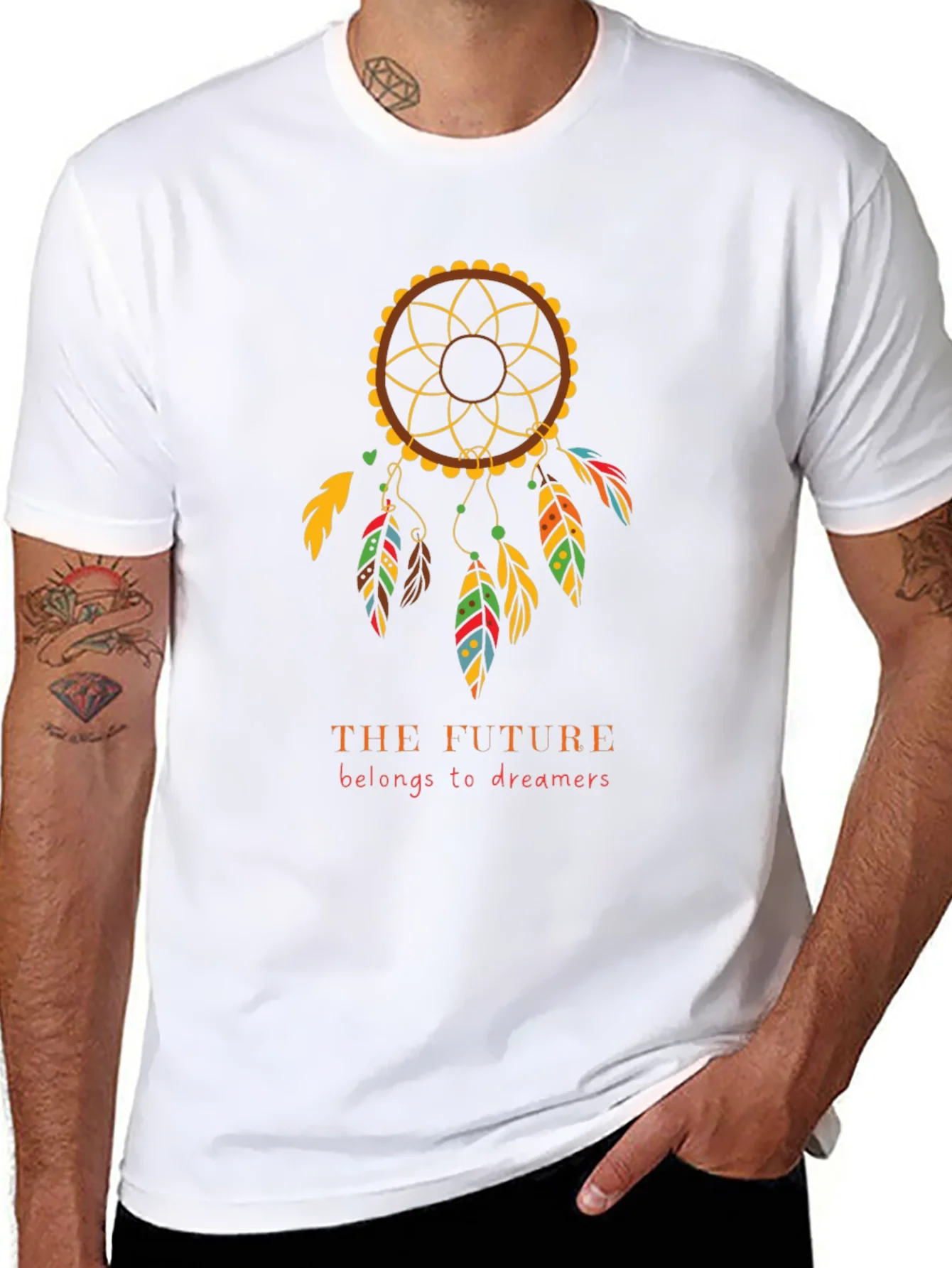 Dreamer T-Shirt - Future Belongs to Dreamers - Black