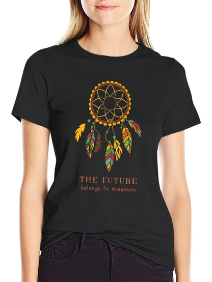Dreamer T-Shirt - Future Belongs to Dreamers - Black