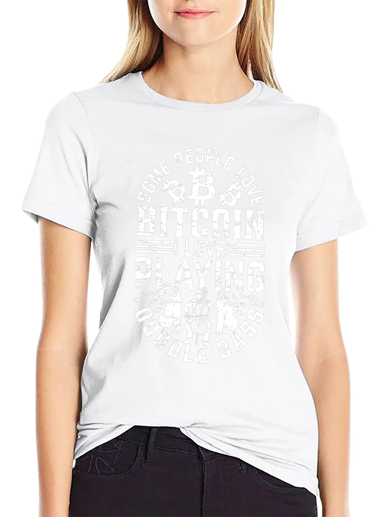 Bitcoin & Double Bass T-Shirt