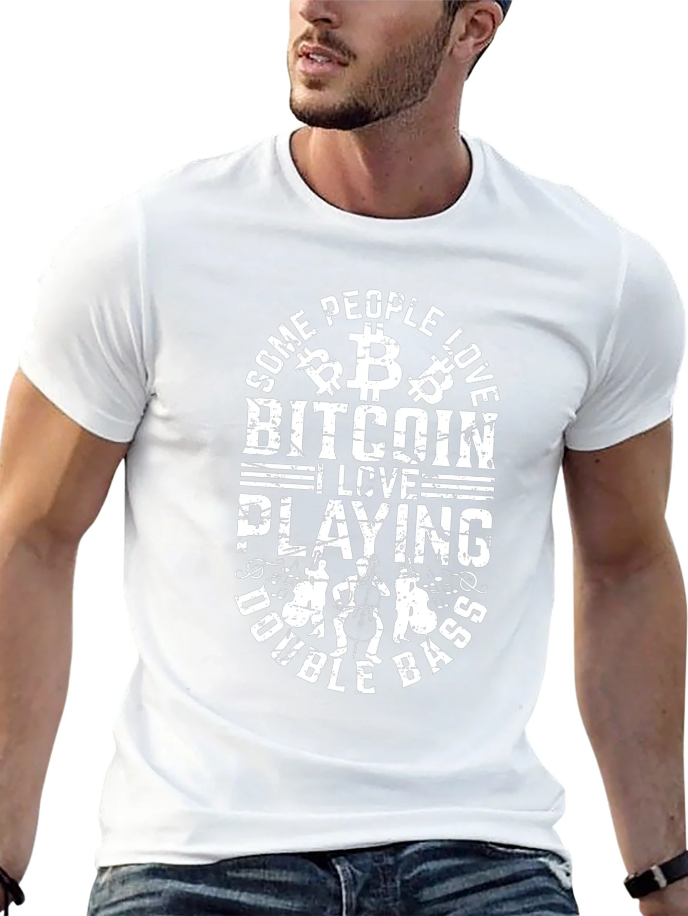 Bitcoin & Double Bass T-Shirt