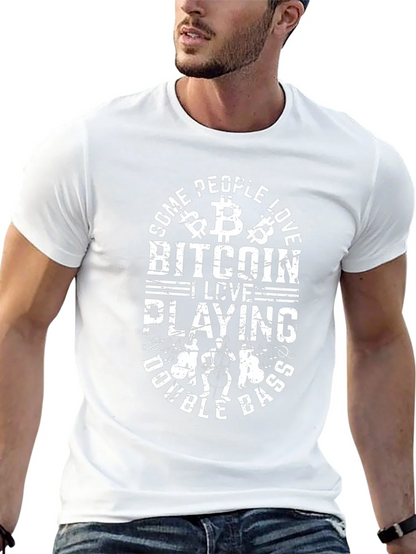 Bitcoin & Double Bass T-Shirt