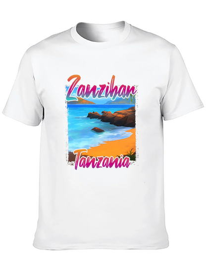 Zanzibar Tanzania Beach Graphic T-Shirt