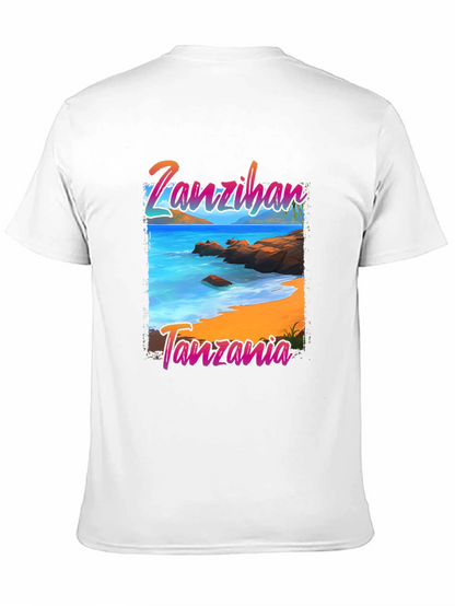 Zanzibar Tanzania Beach Graphic T-Shirt