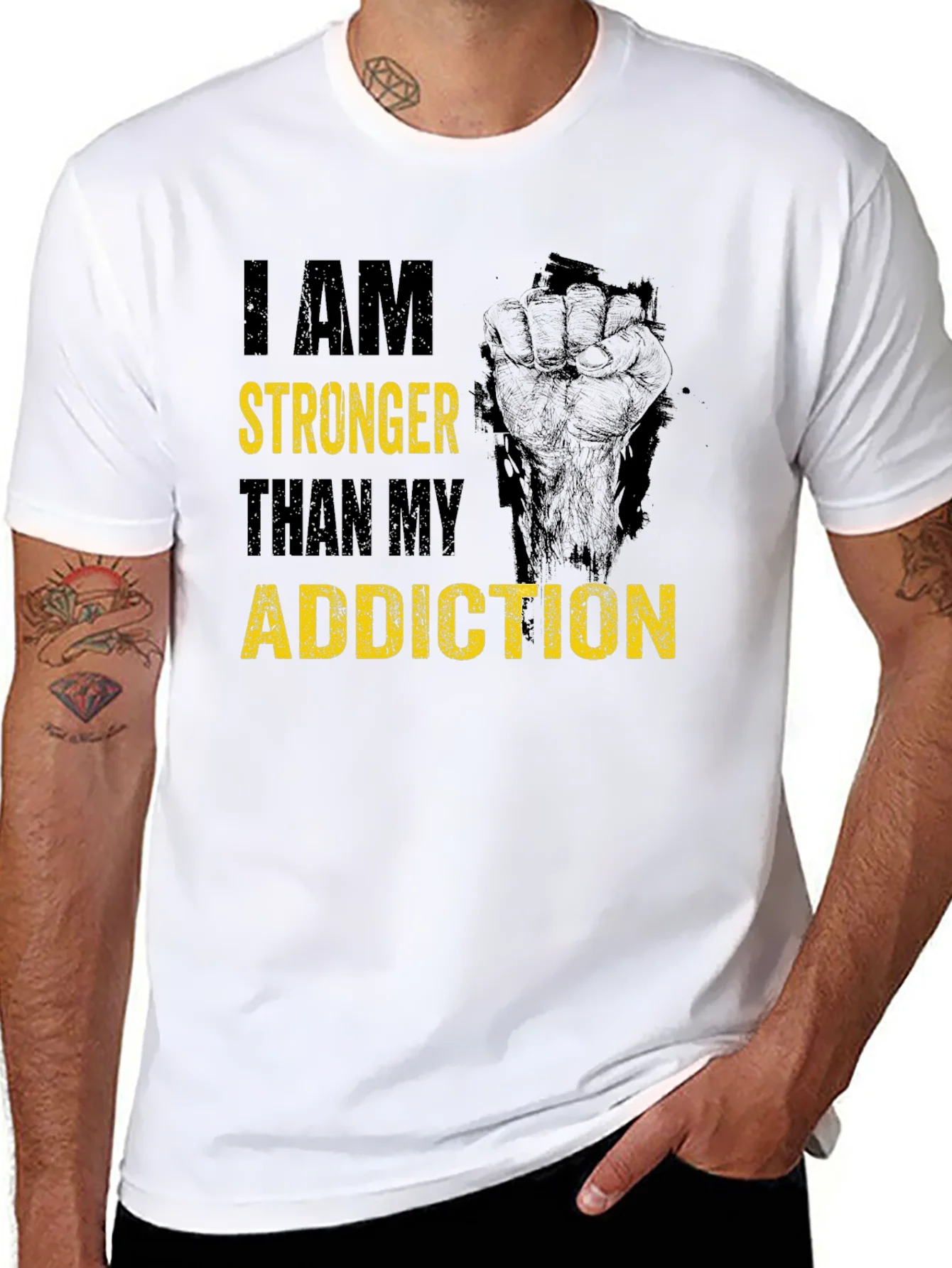 Stronger Than My Addiction T-Shirt