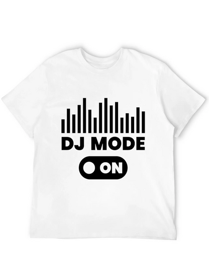 DJ Mode ON Graphic Tee - Black