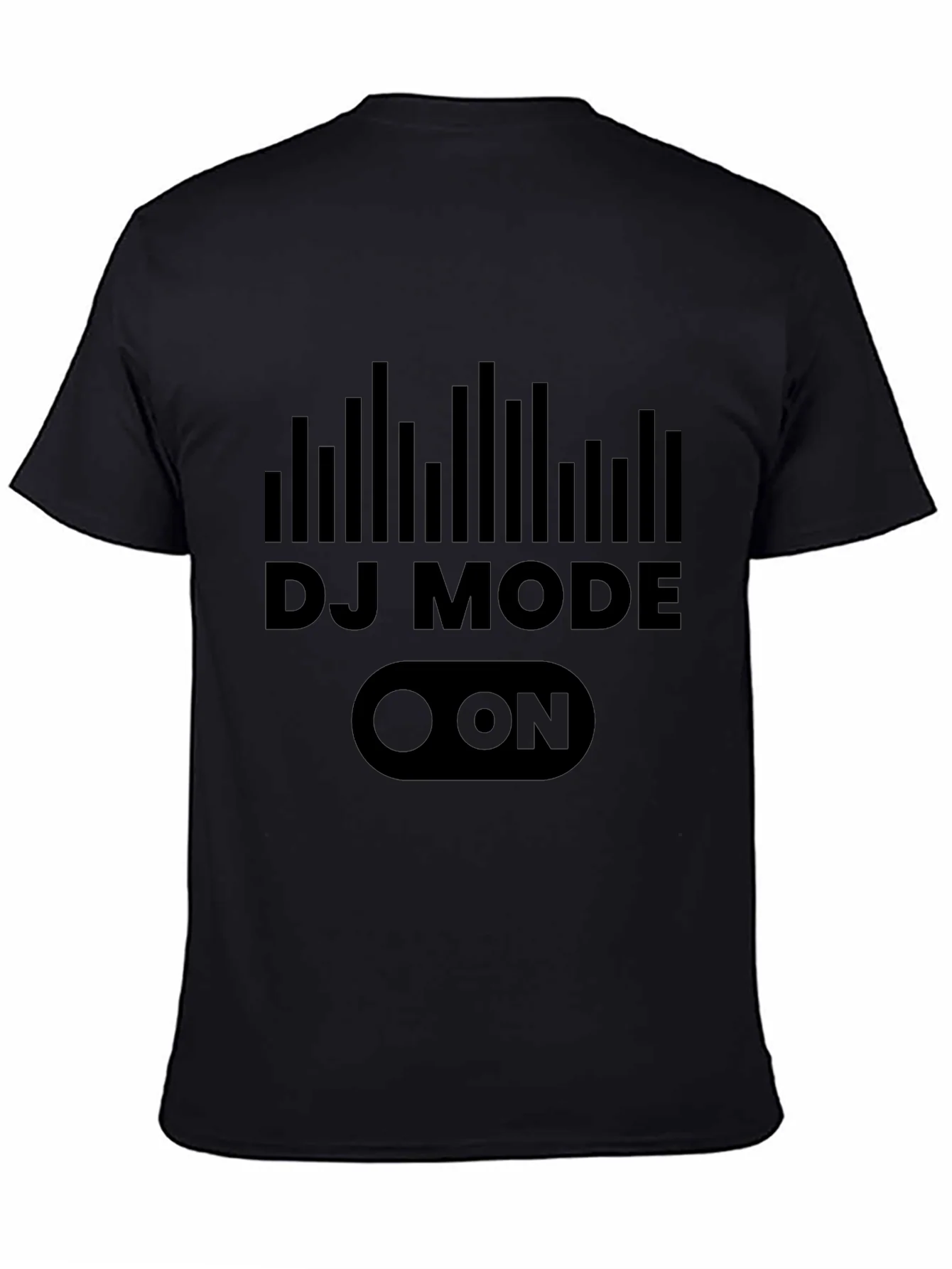 DJ Mode ON Graphic Tee - Black
