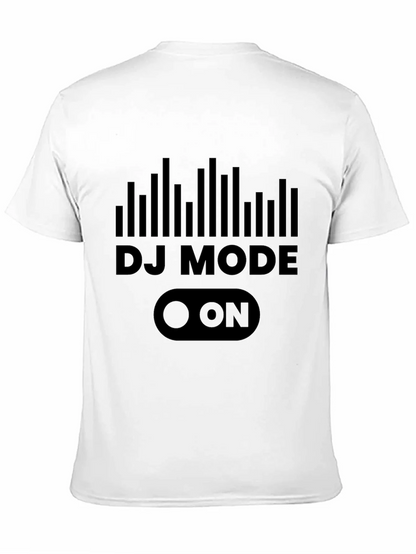 DJ Mode ON Graphic Tee - Black